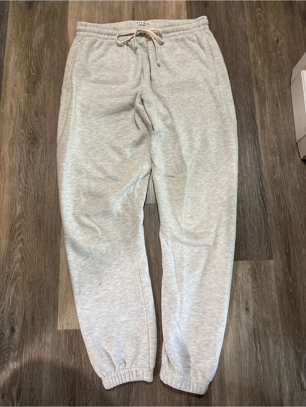 PacSun Heather Light Gray Jogger Sweatpants
